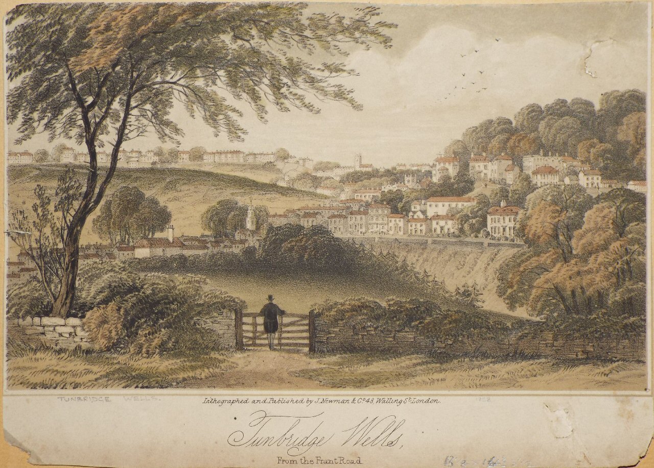 Lithograph - Tunbridge Wells, From the Frant Road - Newman